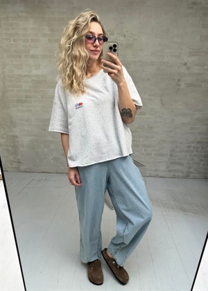 Atubay sweat tee Arctic Melange American Vintage 